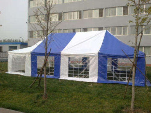 5m x 10m 2-Pole Marquee Tent (White) Only Setup Once