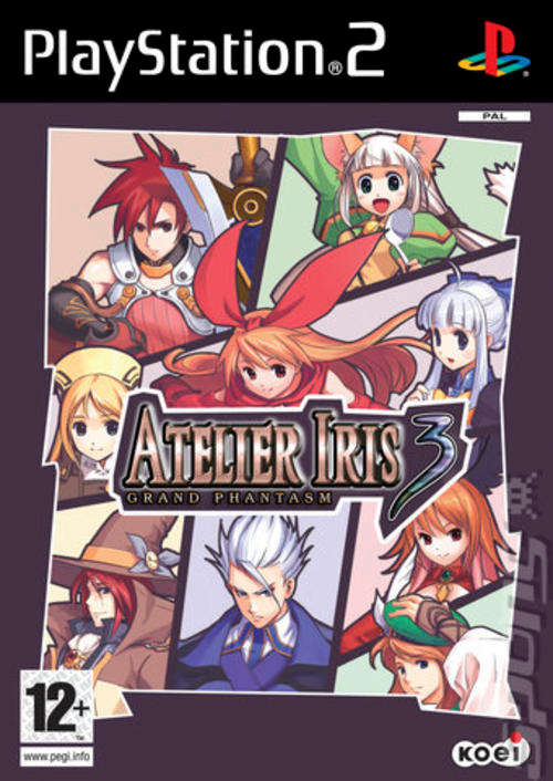 PS2 Atelier Iris 3: Grand Phantasm - + Books