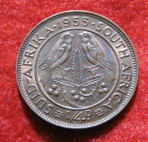 Union 1955 1/4 D Farthing