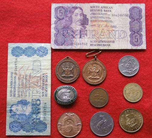 Collection of Notes, Coins & Medals