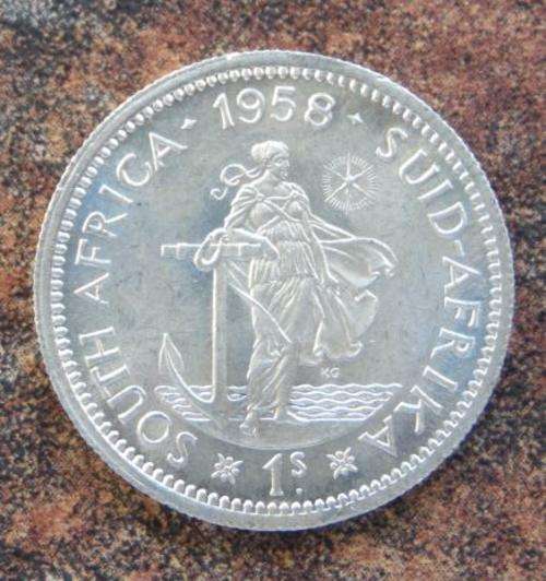 Very Nice 1958 Union 1 Shilling