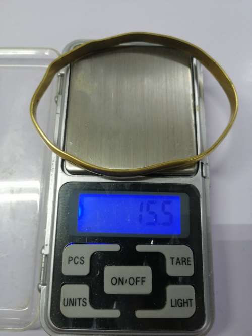 9ct Gold Bangle Scrap Gold 15.5g