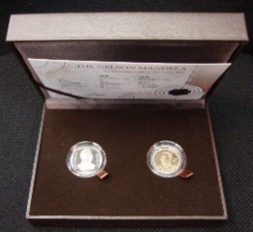 The Nelson Mandela R5 Commemorative Coin Set
