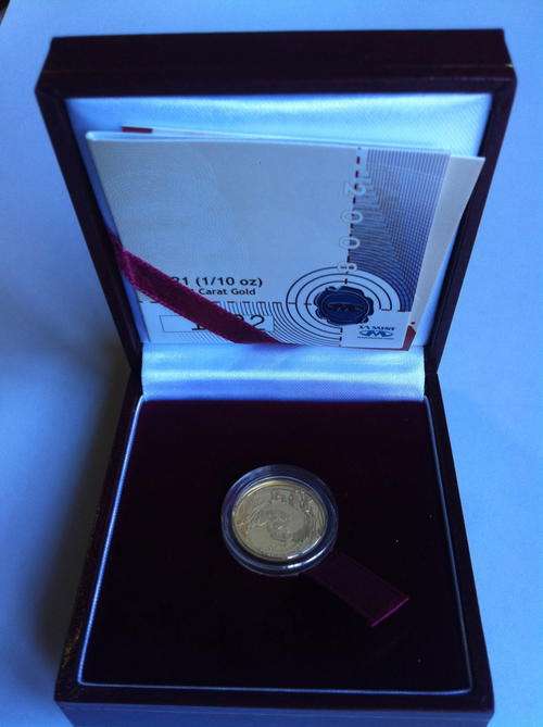 FIFA WORLD CUP 1/10 oz GOLD COIN SA MINT