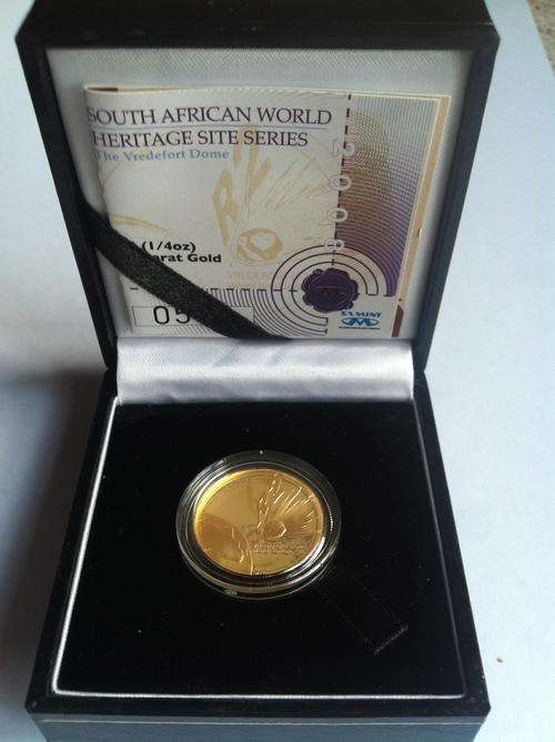 THE VREDEFORT DOME 1/4 oz GOLD COIN