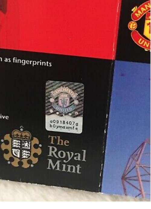 Manchester United Proof  Medallion