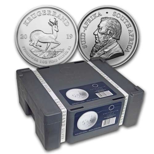 2019 1oz Silver Krugerrand - 500 Piece
