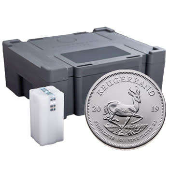 2019 1oz Silver Krugerrand - 500 Piece