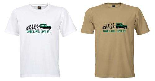Land Rover - One Life, Live It T Shirts
