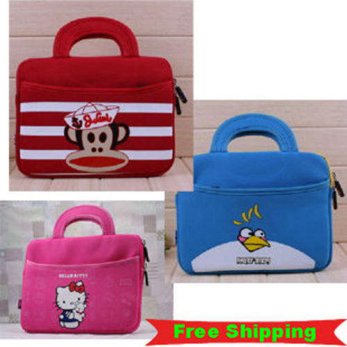 Angry Birds/hello kitty/paul frank/Ipad2 /ipad3 handbag protection cover 30 style free shipping