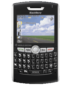 Unlocked Original BlackBerry 8830 Cell Phone PDA BOXED with accessories color black