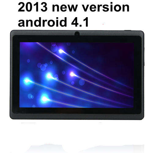 new version 7 inch Android 4.1  512DDR 4G camera wifi  support 3G Tablet PC black/white