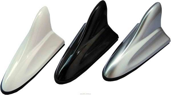 Shark Car TV Antenna Amplifier+Booster Black / White / Silver