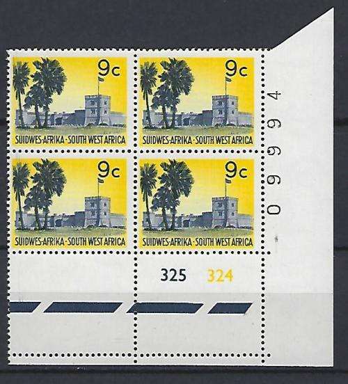 S.W.A. 1971 group VII ctrl block of 4 SACC 218-I MNH cv R300-00.