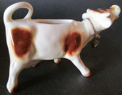 For Shane West German Brown and White Cow Milk Jug / Creamer