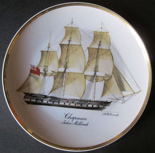 For EmmDof9864 Heritage Porcelain Plate Chapman
