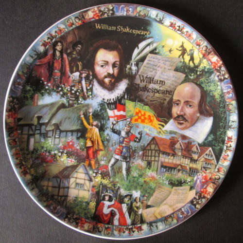 James Sadler Plate 'William Shakespeare'