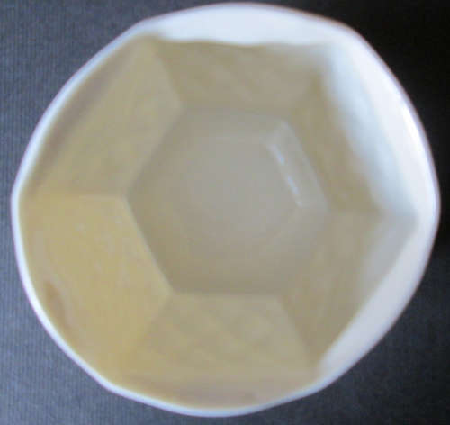Belleek Ireland Country Trellis Violet Bud Vase Votive Candle Holder