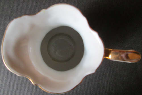Kahla Germany Lustre Milk Jug / Creamer with Floral Detail