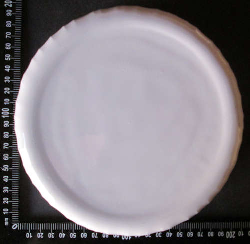 Corning Ware French White (Ribbed) Round Deep Dish with Lid F-5-B 1.6 Litre