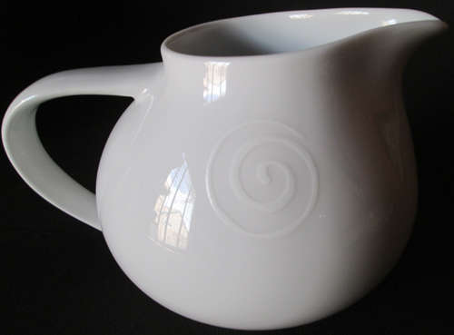 Carrol Boyes Ceramic Creamer / Milk Jug, Swirl