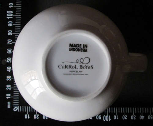 Carrol Boyes Ceramic Creamer / Milk Jug, Swirl