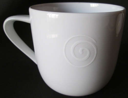 Carrol Boyes Ceramic Mug, Swirl