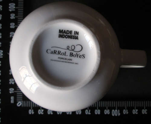 Carrol Boyes Ceramic Mug, Swirl