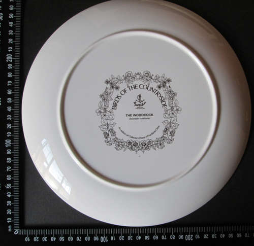 Royal Chelsea Plate 'Birds of the Countryside' The Woodcock