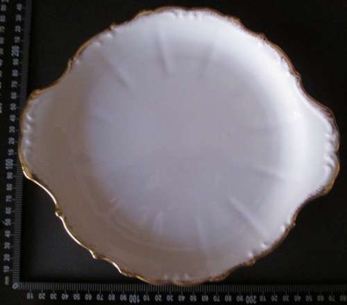 Royal Albert 2 Handled Cake Serving Plate 'Snow Queen'