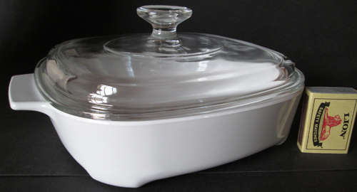 Corning Ware Microwave Plus with Lid MW-9-B Browning Skillet
