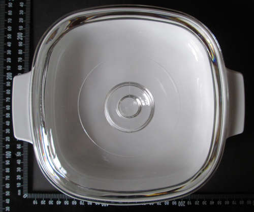 Corning Ware Microwave Plus with Lid MW-9-B Browning Skillet