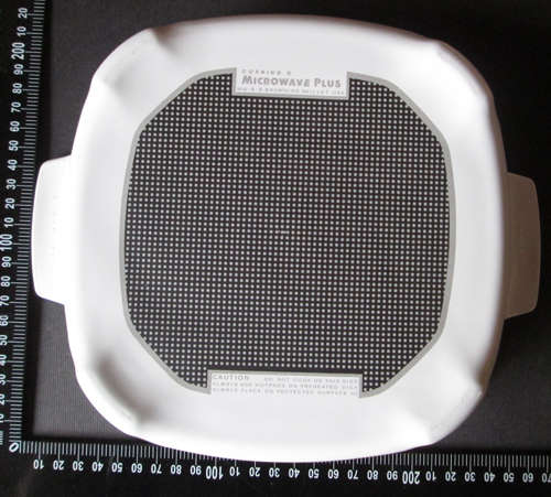 Corning Ware Microwave Plus with Lid MW-9-B Browning Skillet