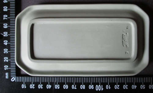 Wedgwood Green Jasperware Rectangular Pin Dish