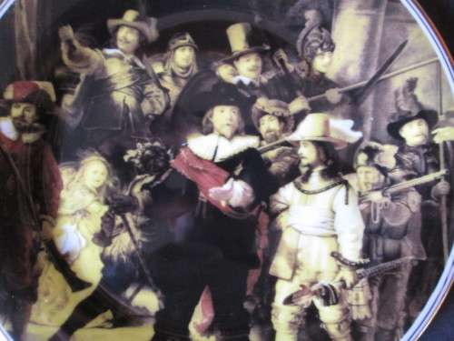 The Night Watch By Rembrandt Wall Plate