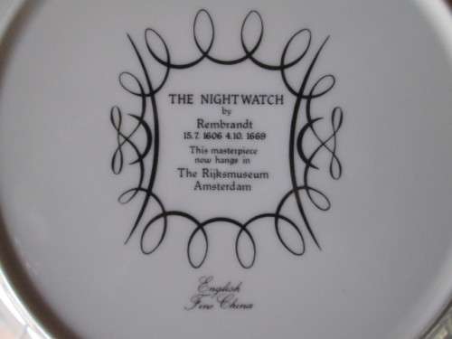 The Night Watch By Rembrandt Wall Plate