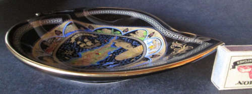 Hand Made Greece 24 K Gold Hart Shape Dish 'Cyprus'