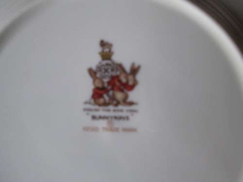 Royal Doulton Bunnykins Plate 'Mr Piggly's Store'