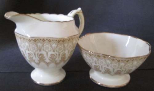 Hammersley Sugar Bowl and Milk Jug / Creamer