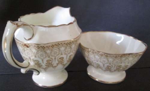 Hammersley Sugar Bowl and Milk Jug / Creamer