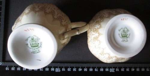 Hammersley Sugar Bowl and Milk Jug / Creamer