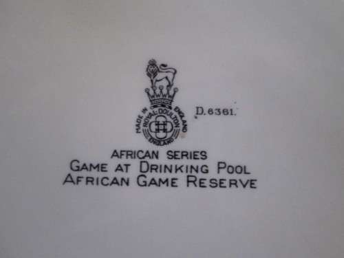 Royal Doulton African Series Game at Drinking Pool
