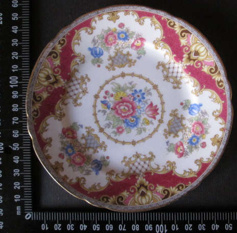 Shelley Side Plate Pink Sheraton - Pattern 13289 (1940's)