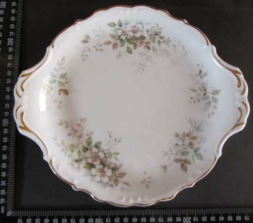 Royal Albert 2 Handled Cake Plate 'Haworth'