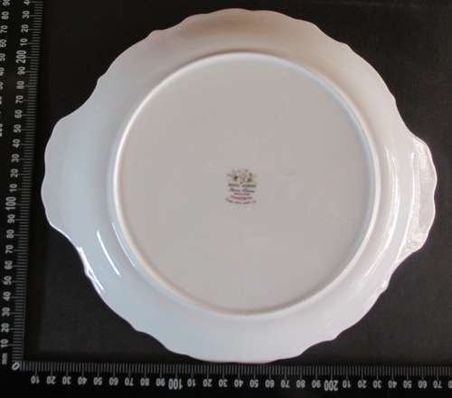 Royal Albert 2 Handled Cake Plate 'Haworth'