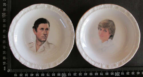 Royal Albert Dishes Marriage of Prince of Wales and Lady Diana Spencer