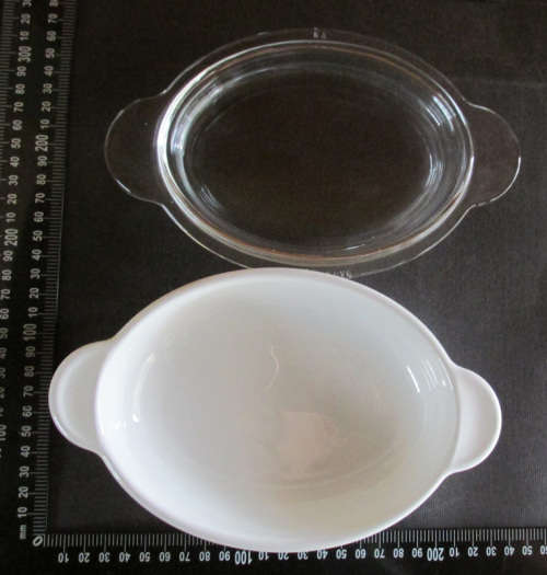 Corning Ware Oval Grab-it Dish with Lid P-14-B 14 Ounce