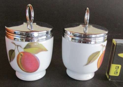 2 Royal Worcester Egg Coddlers (Small)