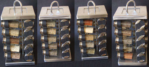 Beautiful Stainless Steel Spice Rack