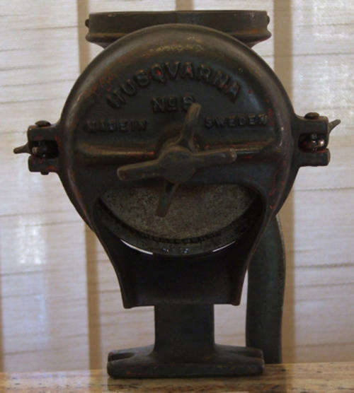 Vintage Husqvarna No 6 Coffee, Beans, Wheat etc Grinder Mill (Sweden)